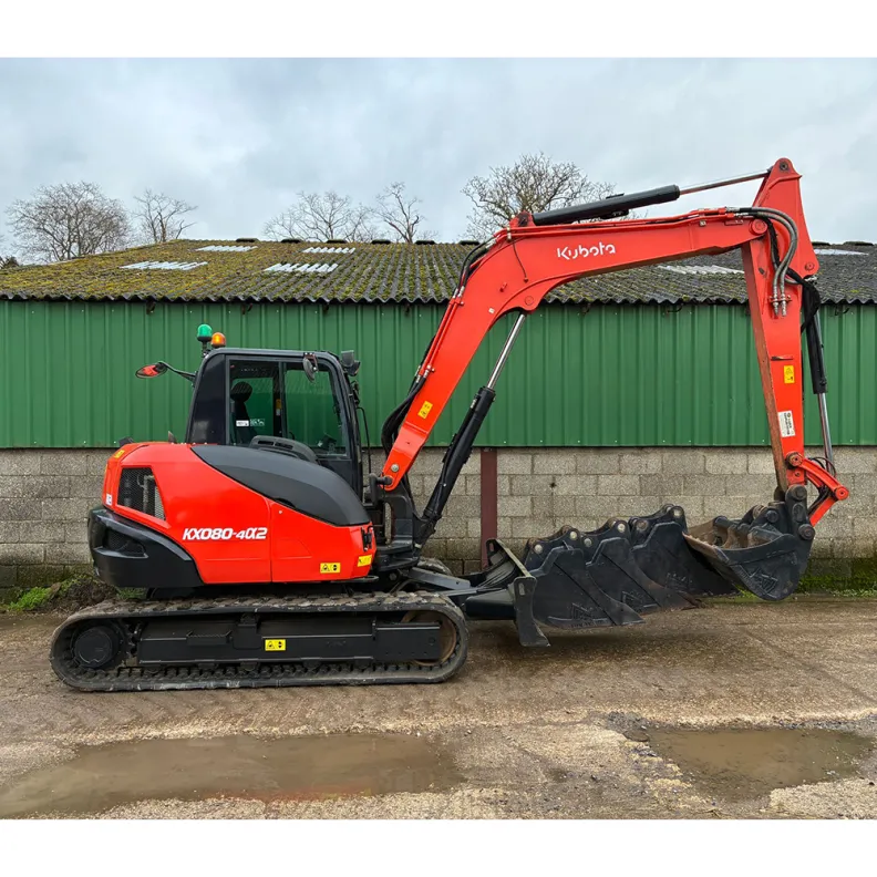 8T Excavator Kubota KX080-4a2 2021